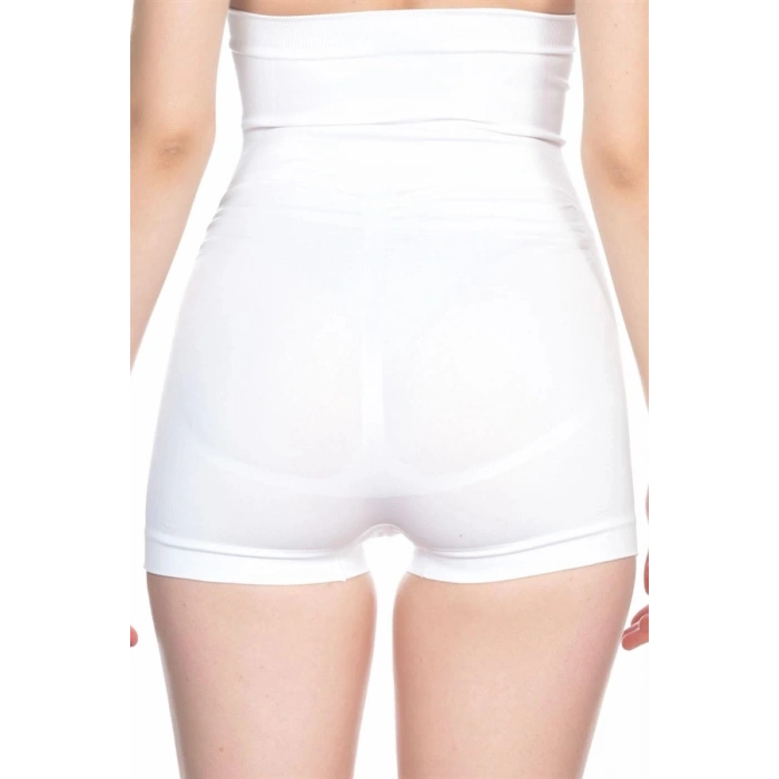 Amora Secret  Beyaz Mı Emay 2047 Yüksek Bel Boxer Korse