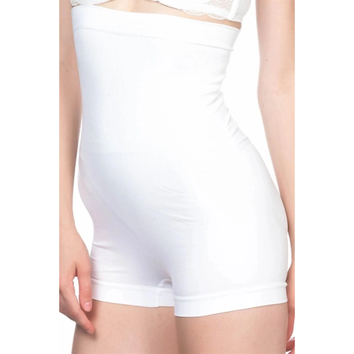 Amora Secret  Beyaz Mı Emay 2047 Yüksek Bel Boxer Korse