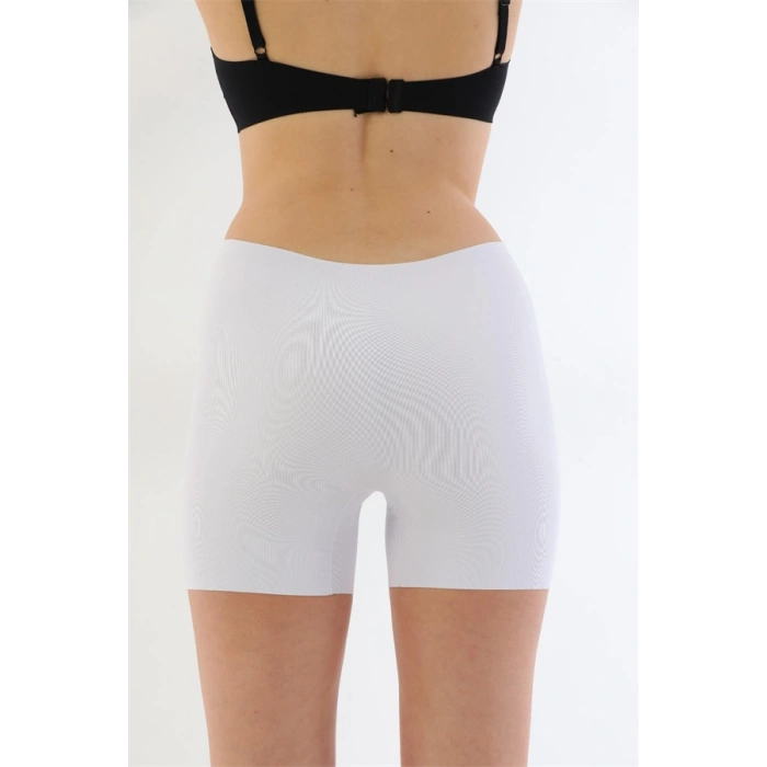 Amora Secret  Beyaz Mı 2703 Lazer Kesim İz Yapmaz Hayalet Boxer