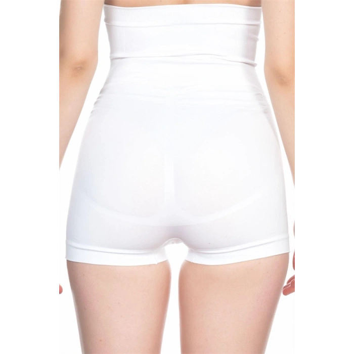 Amora Secret  Beyaz Mı Emay 2047 Yüksek Bel Boxer Korse