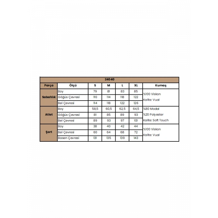 Amora Secret  Desenli 3lü Alt Üst Takım Kadın İç Giyim Zarif Görünüm