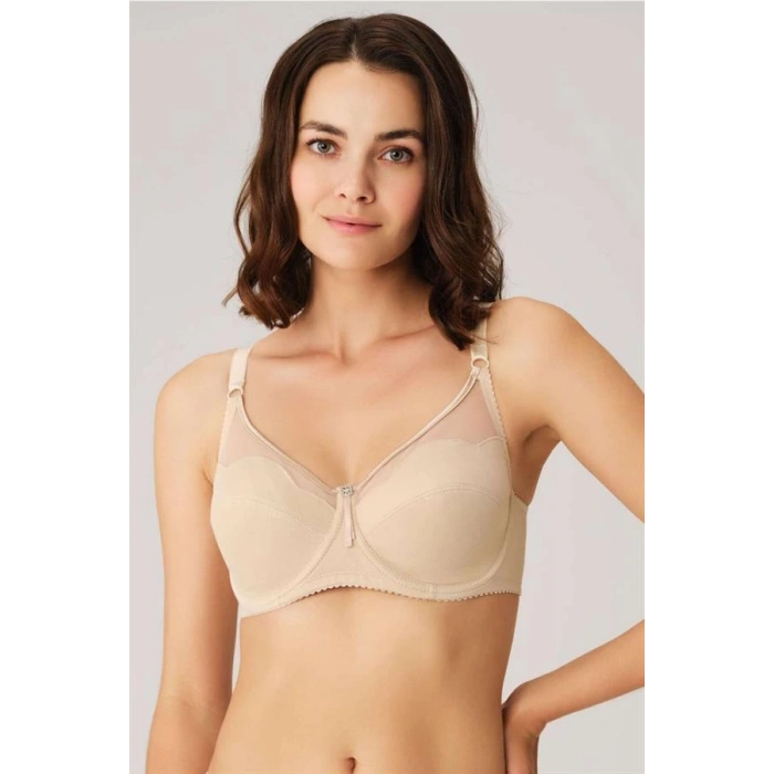 Amora Secret Kadın Fantazi İç Giyim Kadın Balenli Desteksiz Dolgusuz Toparlayıcı Günlük Klasik Küçültücü Sütyen (3525) - Şehvetli ve Zarif Tasarım