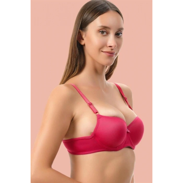 Amora Secret Kadın Gül Kurusu Saten Şort Takimi Şık İç Giyim