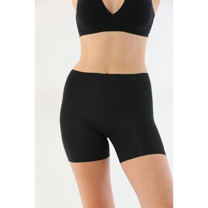Amora Secret  Siyah Mı 2703 Lazer Kesim İz Yapmaz Hayalet Boxer