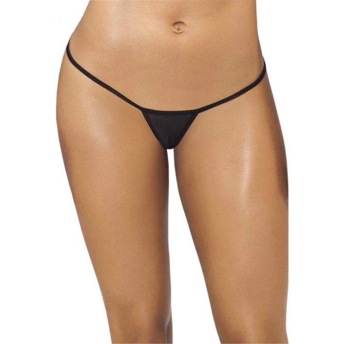 Amora Secret Siyah Tül Tanga Tm1114