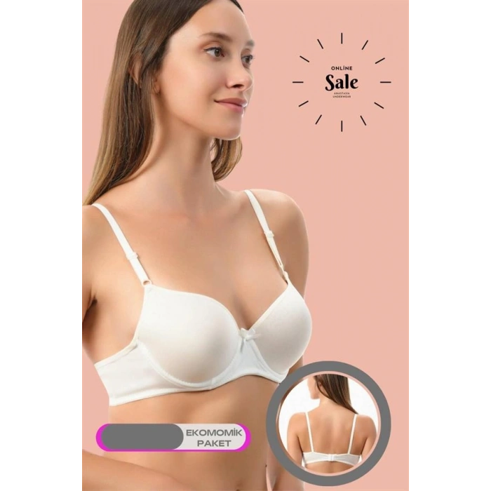 AMORA SECRET BEYAZ DOLGULU MIKRO TEK SÜTYEN