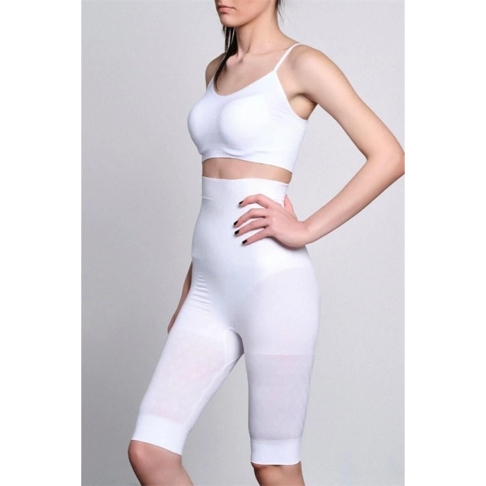 BEYAZ MI EMAY 2015 YÜKSEK BEL DOUBLE UZUN PAÇALI KORSE