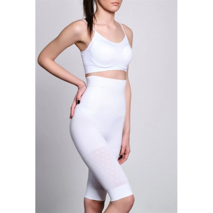 BEYAZ MI EMAY 2015 YÜKSEK BEL DOUBLE UZUN PAÇALI KORSE