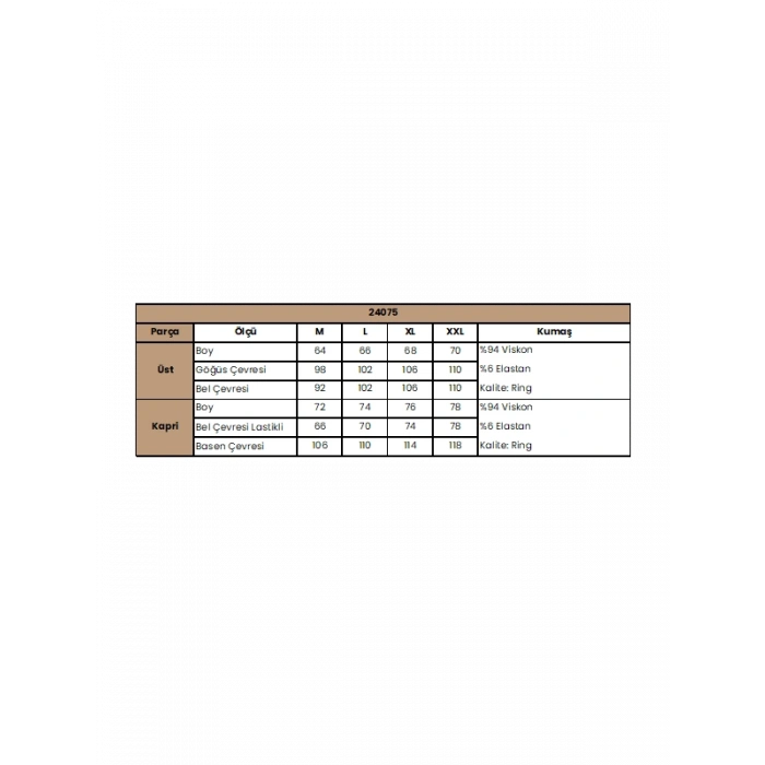 AMORA SECRET ÇIÇEK DESENLI VE BASKILI YOU ARE AWESOME KAPRI TAKIMI