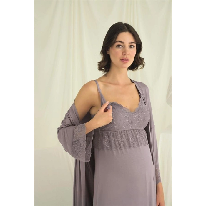 AMORA SECRET DANTELLI HAMILE LOHUSA SABAHLIK TAKIMI