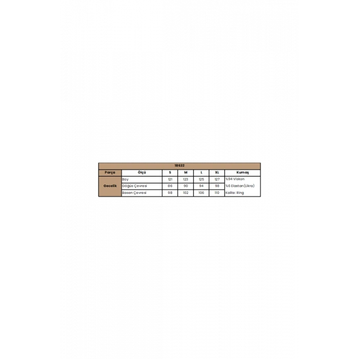 AMORA SECRET DANTELLI VE DEKOLTELI YIRTMAÇLI GECELIK