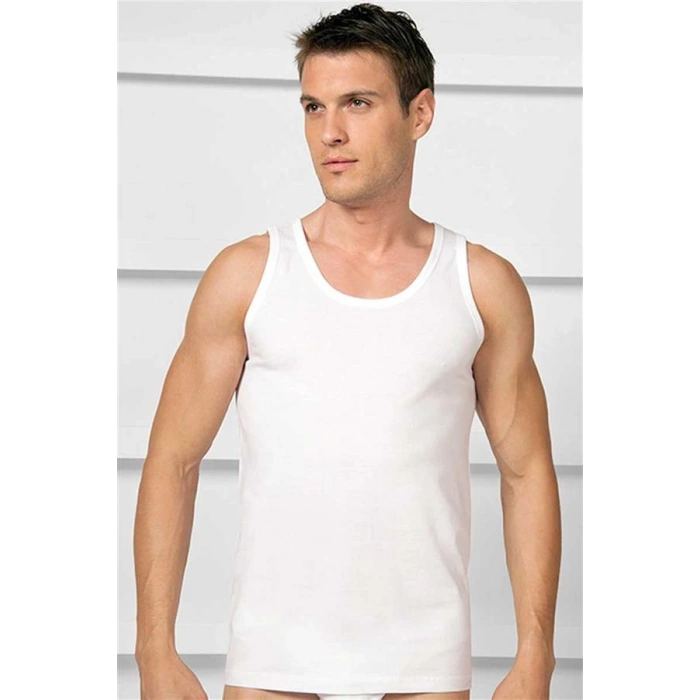 AMORA SECRET ERKEK PAMUKLU ASKILI KLASIK ATLET