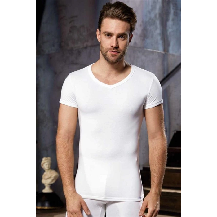 AMORA SECRET ERKEK TERMAL KISA KOL V YAKA IÇLIK ()