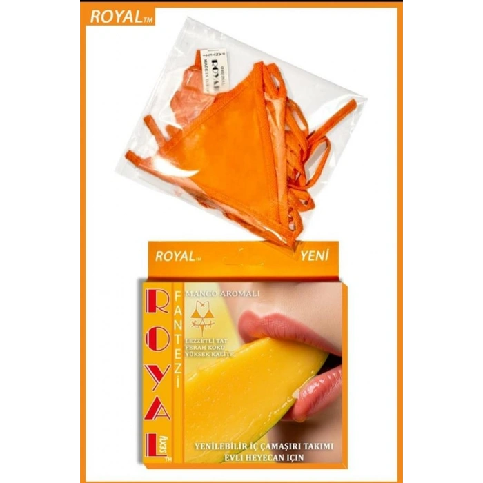 AMORA SECRET FANTEZI TÜKETILEBILEN YENILEBILIR MANGO AROMALI IÇ ÇAMAŞIRI TAKIMI