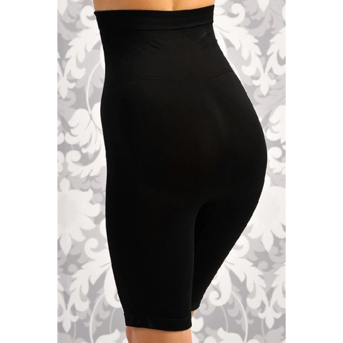 Kadın Toparlayıcı Bel ve Bacak İnceltici Dikişsiz Yüksek Bel Uzun Paça Şort Korse (2603)