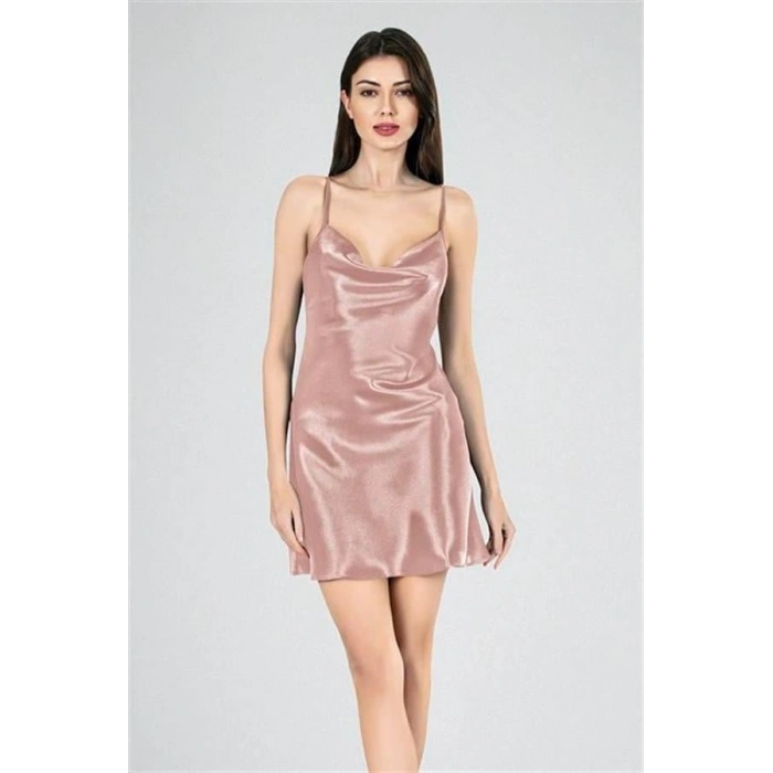 AMORA SECRET KISA GECELIK DEGAJE YAKA VIZON