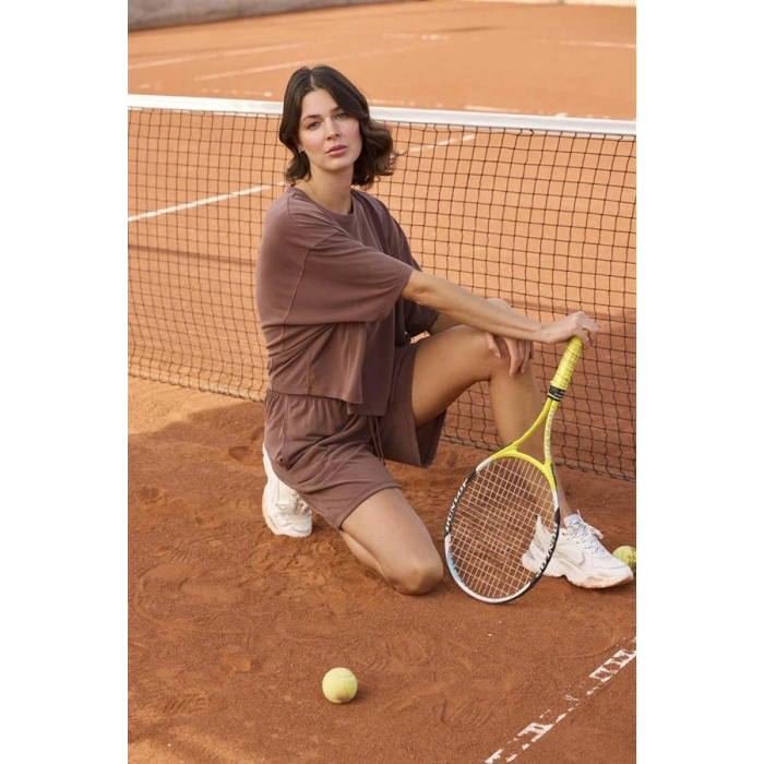 AMORA SECRET KISA KOLLU BISIKLET YAKA ALT ÜST TAKIM