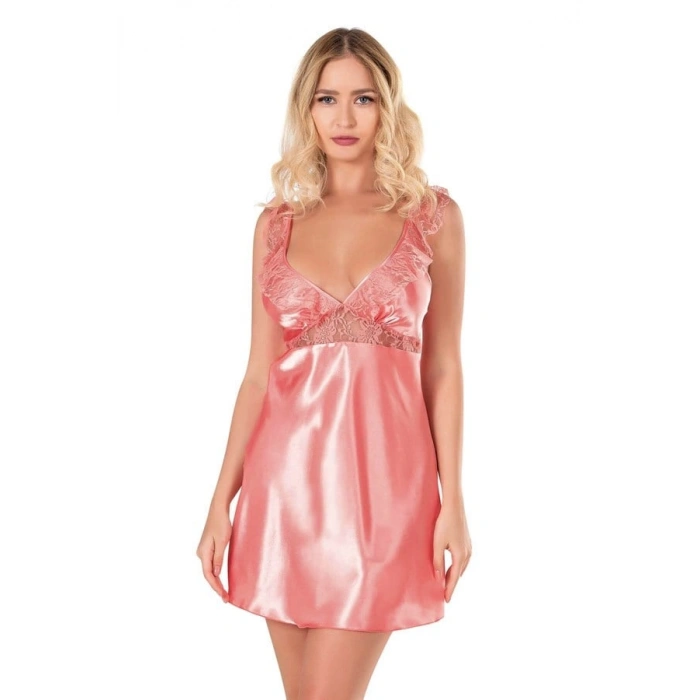 AMORA SECRET MERCAN KISA SATEN GECELIK