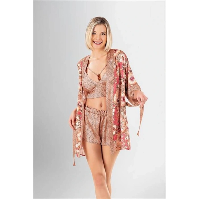 ÖZEL TASARIM  3LÜ ŞORT TAKIMI DESENLİ