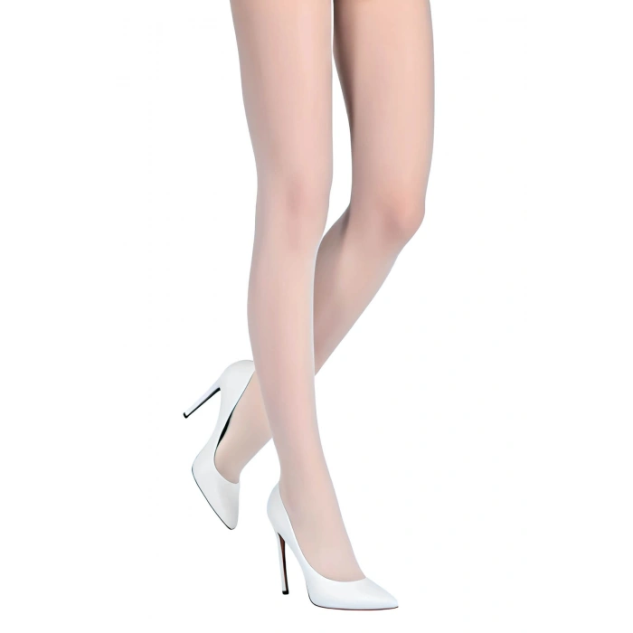 AMORA SECRET ÖZEL TASARIM BEYAZ KÜLOTLU ÇORAP DEN