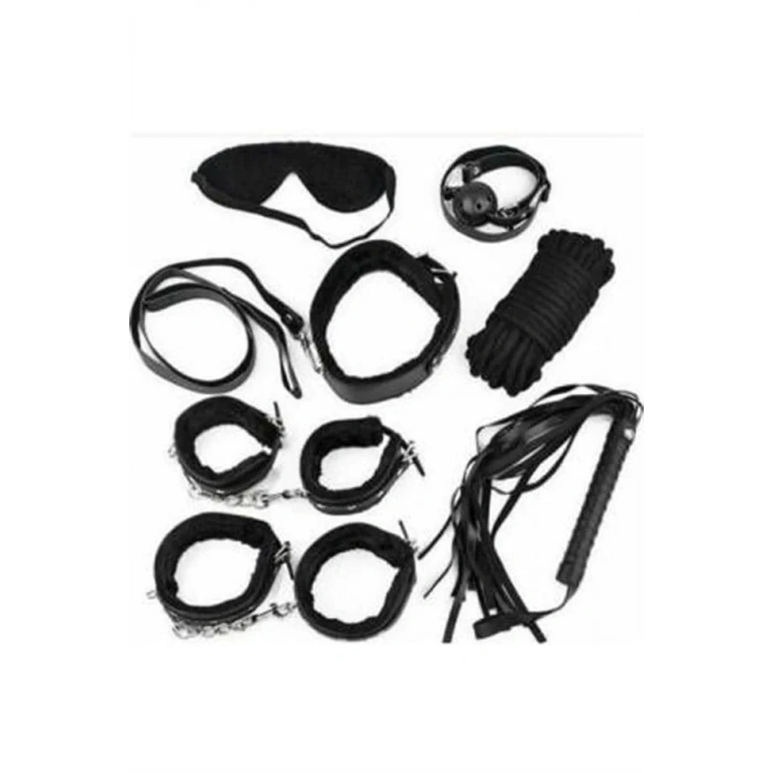 ÖZEL TASARIM GRININ 50 TONU FANTAZI KELEPÇE KIRBAÇ SETI