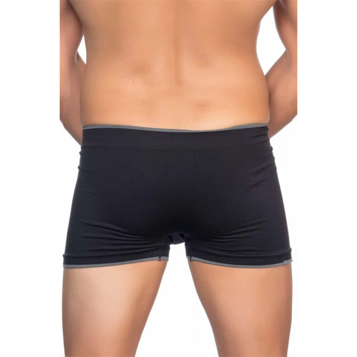 ÖZEL TASARIM  SİYAH MI EMAY 2104 SOFT ERKEK BOXER