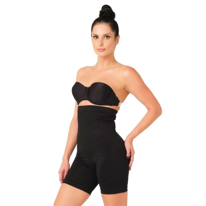 SİYAH MI EMAY 2007 YÜKSEK BEL PAÇALI KORSE