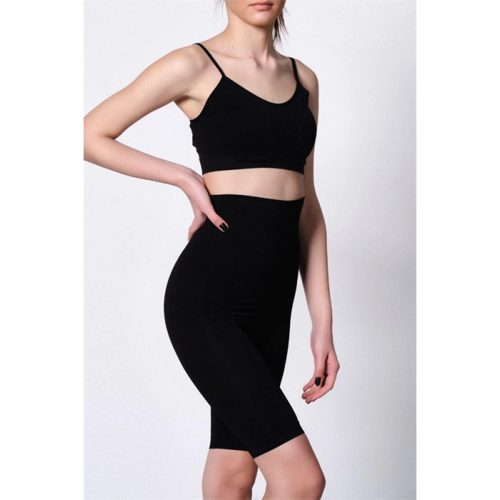 SİYAH MI EMAY 2015 YÜKSEK BEL DOUBLE UZUN PAÇALI KORSE