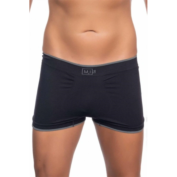 AMORA SECRET SIYAH MI EMAY SOFT ERKEK BOXER