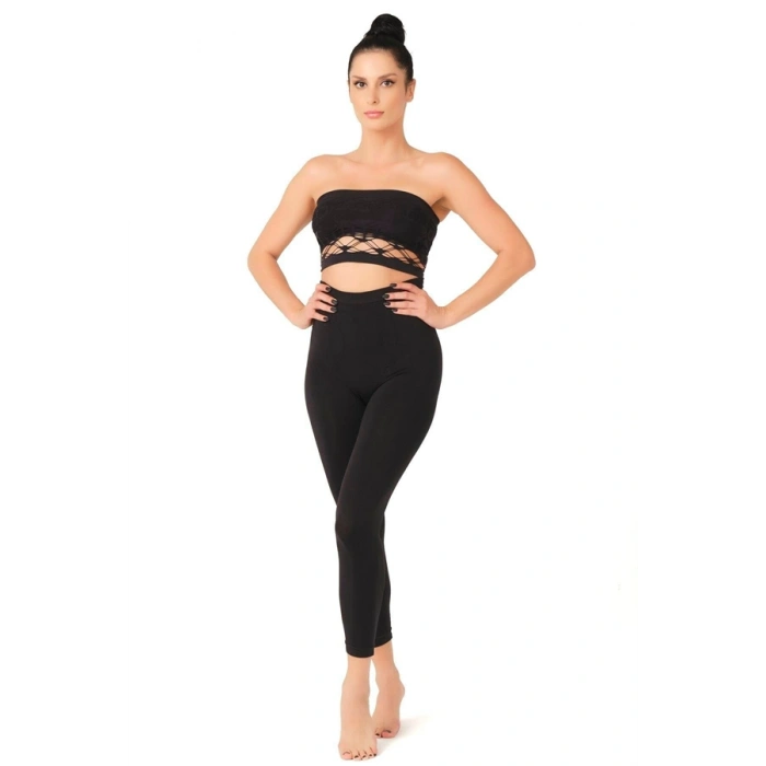 AMORA SECRET SIYAH MI EMAY TAYT KORSE