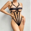 Amora Secret  Fantezi Lastik Body Harness Siyah Kadın İç Giyim Zarif Görünüm