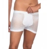 Amora Secret  Beyaz Mı Emay 2106 Fileli Soft Erkek Boxer Kadın İç Giyim Şık Tasarım