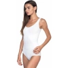 Amora Secret Beyaz Mı Emay Soft Kalın Askıllı Çıtçıtlı Body
