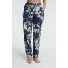 AMORA SECRET GÜNLÜK EV GIYIMI KADIN VISKON ÇIÇEK DESENLI YAZLIK ÖRME NORMAL BEL PIJAMA ALTI