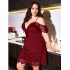 AMORA SECRET Dantel Gecelik Mor