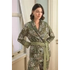 Amora Secret  Çiçek Yaprak Ve Etnik Desenli Pijama Takımı