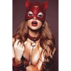 Amora Secret Kırmızı Maske Tasma Ve Bacak Kelepce Sexy Set