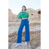 Amora Secret  Kısa Kollu never Give Up 3lü Crop Eşofman Takımı