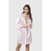 Amora Secret  Pembe Kısa Saten Sabahlık