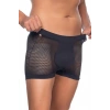 Siyah Mı Emay Fileli Soft Erkek Boxer | Şık ve Kalit