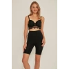 Amora Secret  Siyah Mı Emay 3005 Soft Uzun Paçalı Boxer Korse