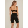 Amora Secret  Siyah Mı Emay 3005 Soft Uzun Paçalı Boxer Korse