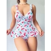 Amora Secret  Vişne Desenli Fantezi Body
