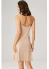 Amora Secret Kadın Viskon İnce İp Askılı Kısa Elbise Altı Kombinezon (0625)
