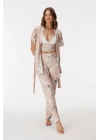 özel tasarım 11398 Kadın Sabahlık, Bralet ve Pantolon Takım