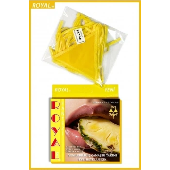 Amora Secret  Fantezi Tüketilebilen Yenilebilir Ananas Aromalı İç Çamaşırı Takımı Kadın İç Giyim Rahat Kullanım