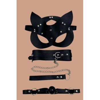 Amora Secret Arias Closet Siyah Maske Ağız Topu 2li Set