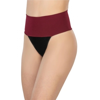 Amora Secret  Bordo Mı 2048 Seamless Çift Renk String Korse