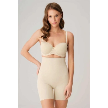 Amora Secret Mikro Kumaş Beli Yapıştırma Paçaları Silikon Bantlı Paçalı Sıkı Şort Korse