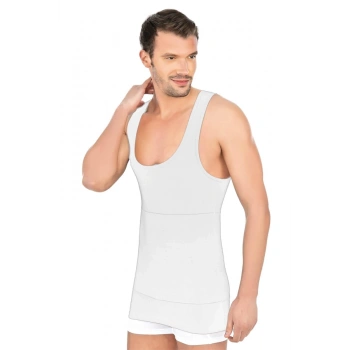 AMORA SECRET BEYAZ MI EMAY MODAL COTTON ERKEK ATLET KORSE